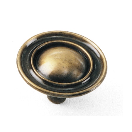 Laurey 1 1/2" Classic Traditions Ambassador Knob, Antique Brass 75905